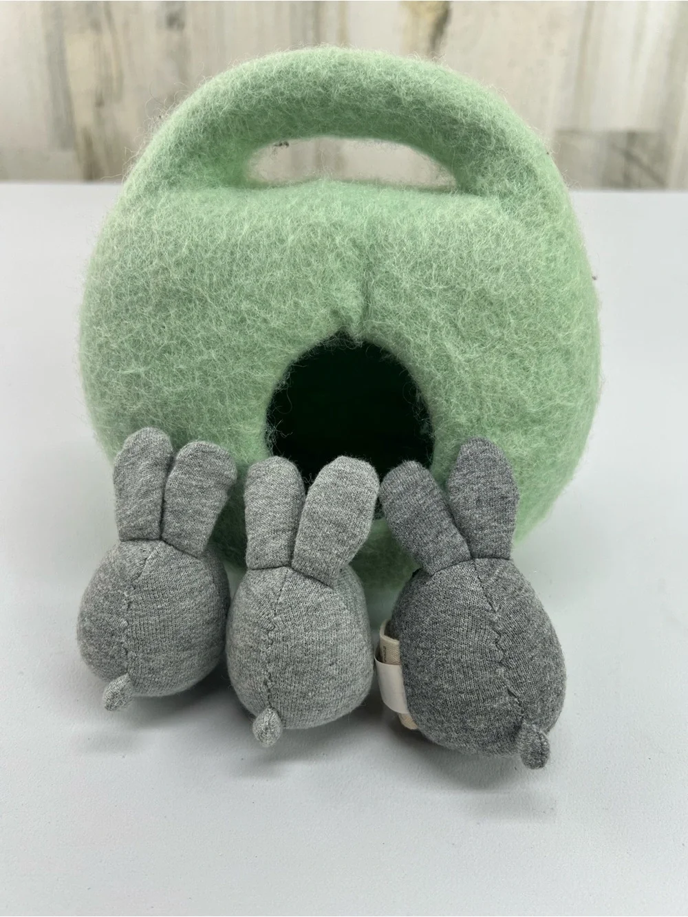 Lovevery Bunnies in a Felt Burrow Montessori Inspired Toy
